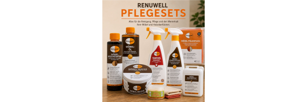 Renuwell Pflegesets – kombinierte Pflegeprodukte für Möbel und Holz