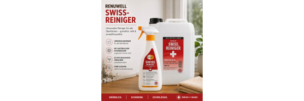 Renuwell Swiss-Reiniger – gründliche Reinigung für Möbel und Oberflächen