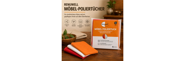 Renuwell Möbel-Poliertücher – praktisches Zubehör für die Möbelpflege