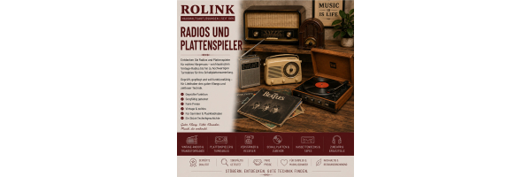 Radios und Plattenspieler