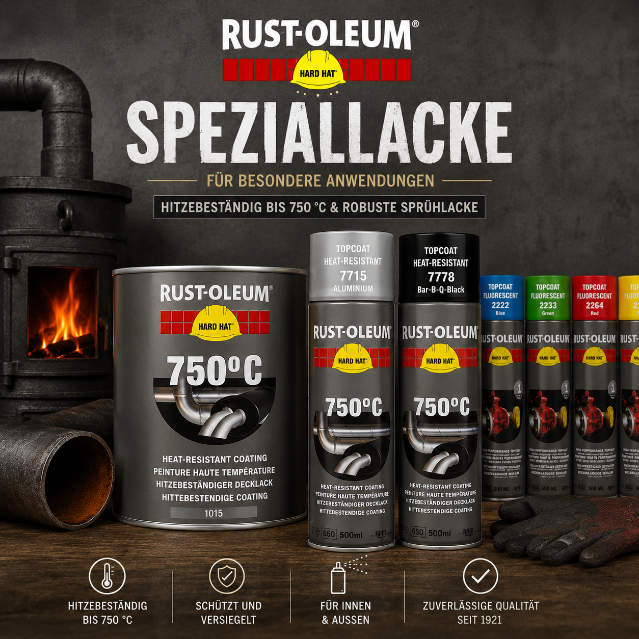 Rust-Oleum Speziallacke für besondere Anwendungen