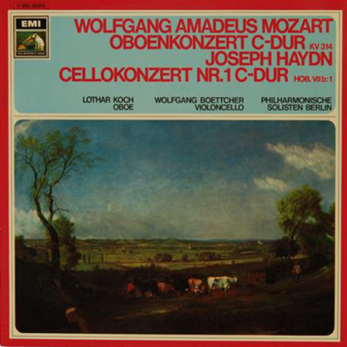 Schallplatte "Cellokonzert C-Dur - Oboenkonzert C-Dur" Haydn Mozart LP