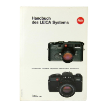 Heft Leitz "Handbuch des Leica Systems" 2/87 Ernst Leitz