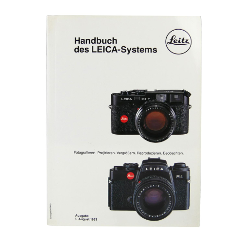 Heft Leitz "Handbuch des Leica Systems" 8/83 Ernst Leitz