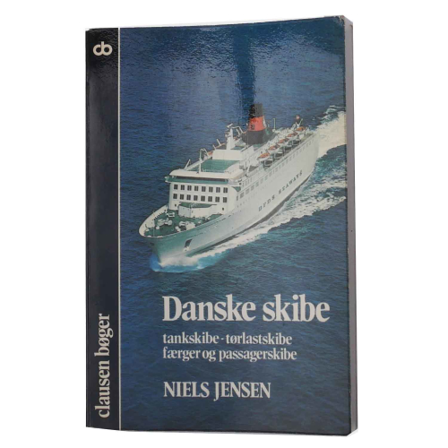 Heft Niels Jensen "Danske skibe" Clausen Bøger 1976