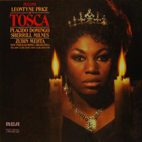Schallplatten "Tosca" Puccini Leontyne Price 2 LPs 1973