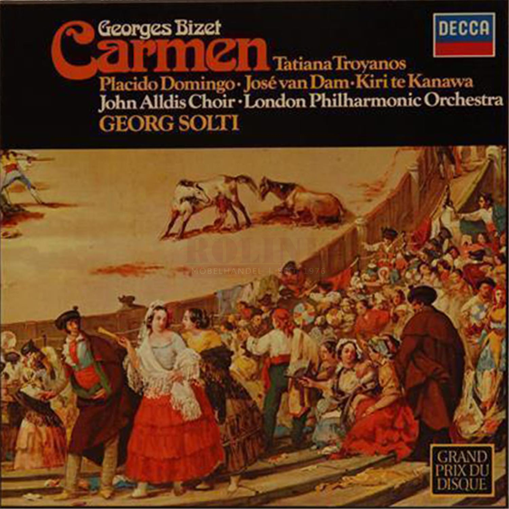 Schallplatten Carmen Bizet Georg Solti 3 LPs 1978