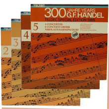 Schallplatte - 300 Jahre G. F. Händel Vol. 3 Nikolaus Harnoncourt 4 LPs 1984