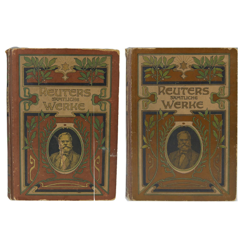 Bücher Sämtliche Werke von Fritz Reuter Band I & II Hansa-Verlag
