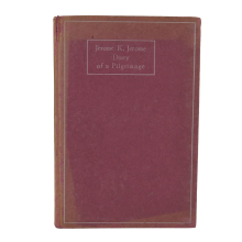 Buch Jerome Diary of a Pilgrimage Moritz Diesterweg 1915