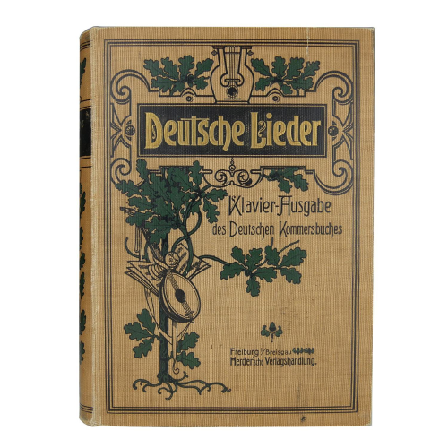 Buch Reisert "Deutsche Lieder" Klavierausgabe Herdersche 1912