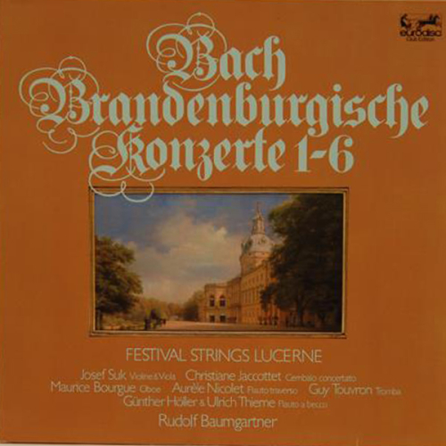 Schallplatte "Brandenburgische Konzerte 1-6" Bach 2 LPs 1978