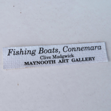 Vintage Bild Mit Rahmen "Fishing Boats, Connamara" Clive Madgwick