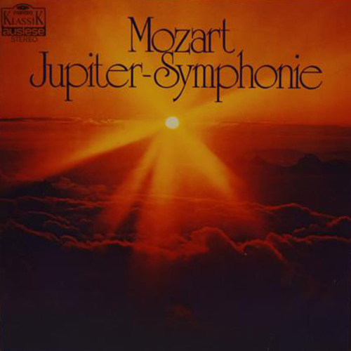 Schallplatte "Jupiter-Symphonie" Mozart Bernhard Paumgartner LP 1976