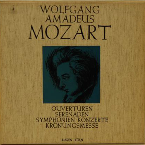 Schallplatten "Ouvertüren - Serenaden - Symphonien - Konzerte - Krönungsmesse" Mozart 5 LPs