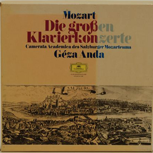 Schallplatten "Die großen Klavierkonzerte" Mozart Géza Anda 3 LPs