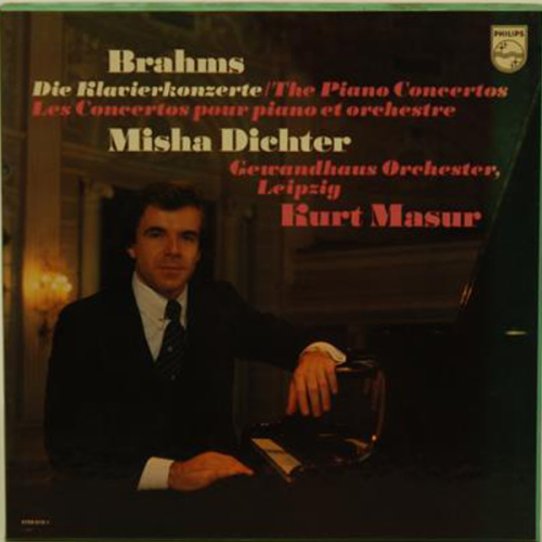 Schallplatten "Die Klavierkonzerte" Brahms Misha Dichter 2 LPs 1980