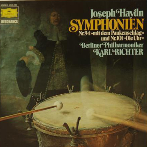 Schallplatte Symphonien Nr. 4 und Nr. 101 Haydn Karl Richter LP 1978