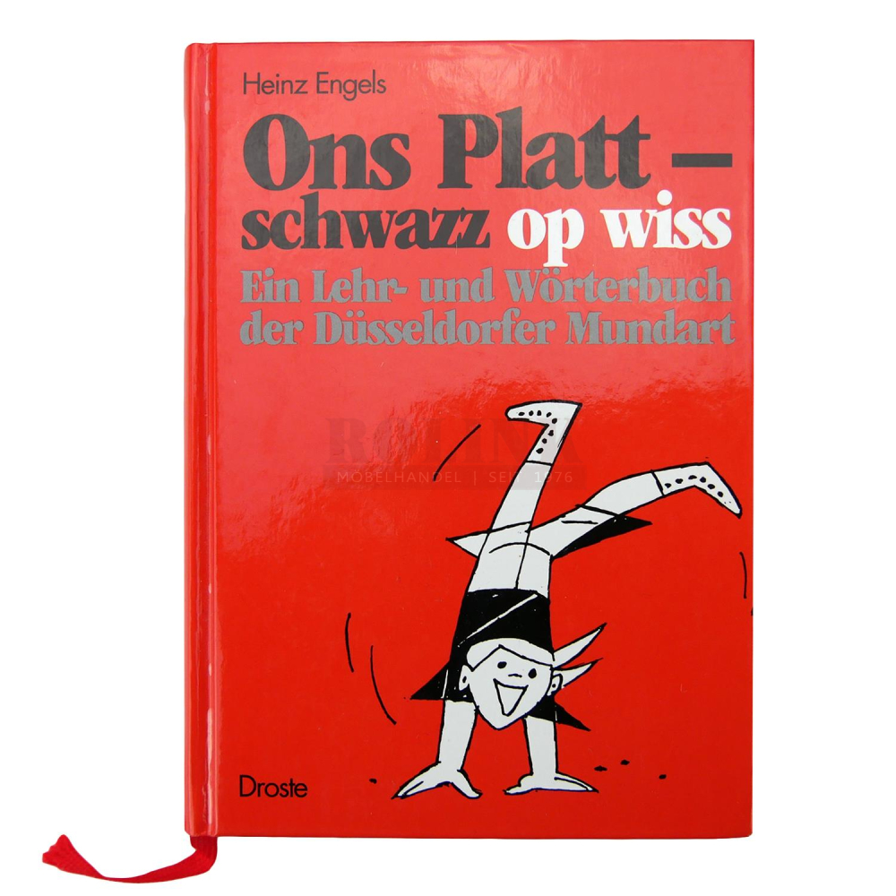 Buch Heinz Engels Ons Platt - schwazz op wiss Droste 1996