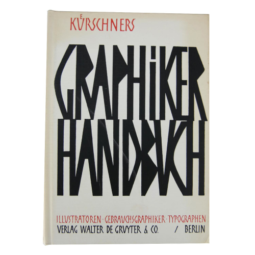 Buch Fergg-Frowein "Kürschners Graphiker Handbuch" De Gruyter 1967