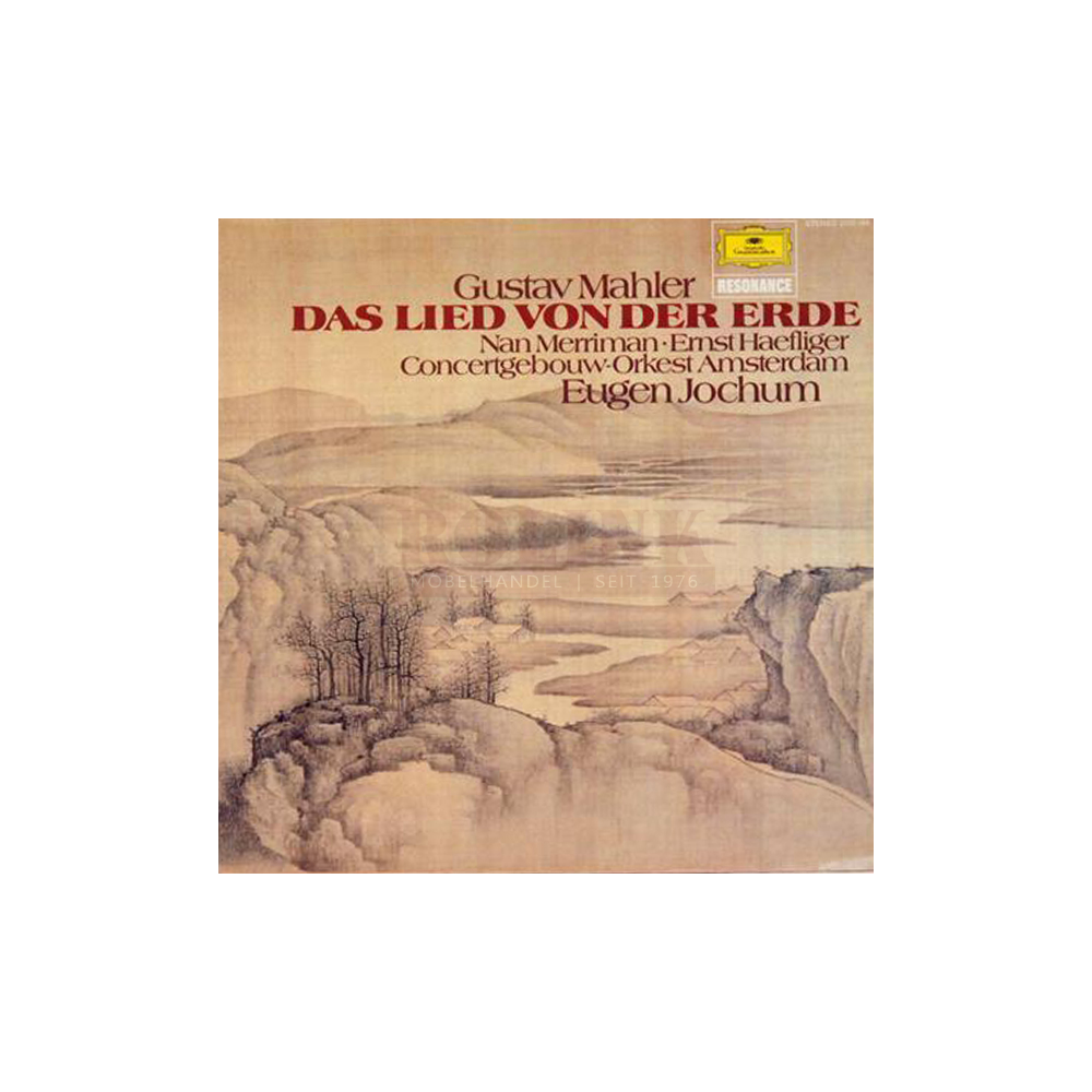 Schallplatte Das Lied der Erde Mahler Eugen Jochum LP