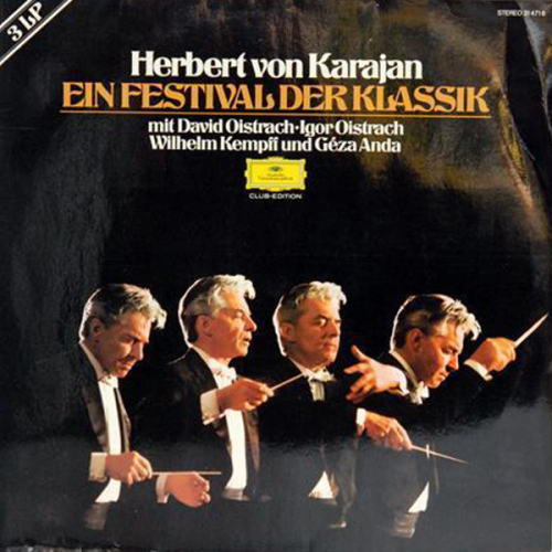 Schallplatte - Ein Festival der Klassik Herbert von Karajan 3 LPs