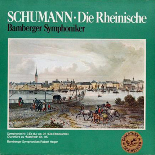 Schallplatte - Die Rheinische Schumann Robert Heger LP 1977