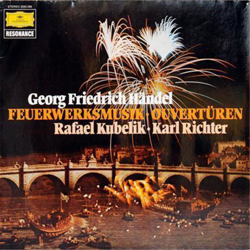 Schallplatte "Feuerwerksmusik - Ouvertüren" Händel LP 1978