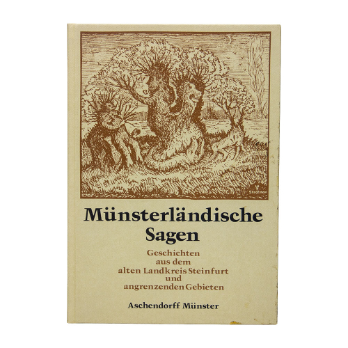 Buch Bügener "Münsterländische Sagen" Aschendorff Verlag 1982