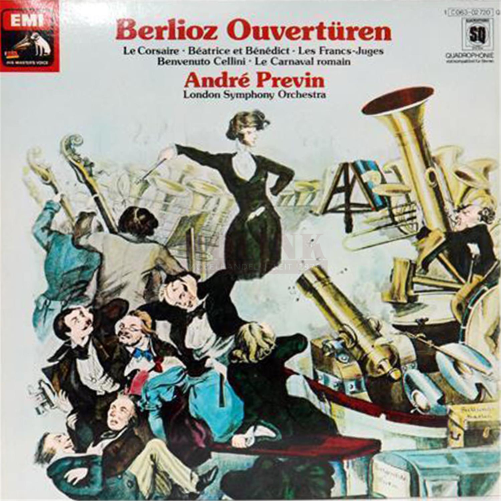 Schallplatte Berlioz Ouvertüren Berlioz André Previn LP 1976