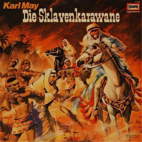 Schallplatte "Die Sklavenkarawane" Karl May Dagmar von Kurmin LP 1972
