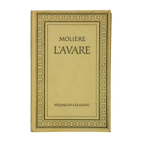 Buch Molière "L´avare" Velhagen & Klasing