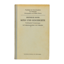 Buch Heinrich Roth "Kind und Geschichte"...