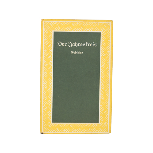 Buch Ernst Vincent "Der Jahreskreis - Gedichte" Diederichs Verlag 1941