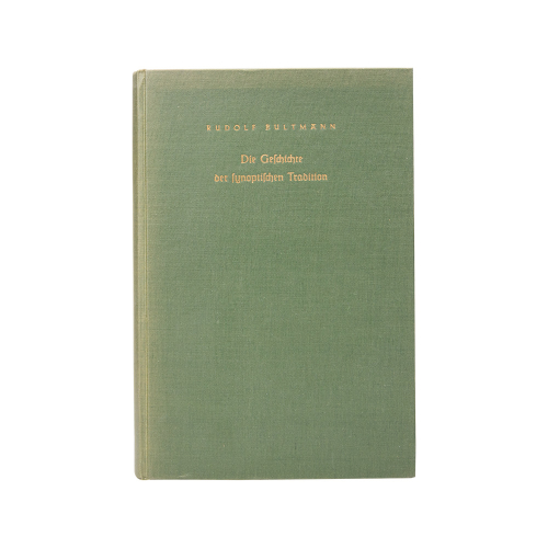 Buch Bultmann "Die Geschichte der synoptischen Tradition" Vanderhoeck & Ruprecht 1961