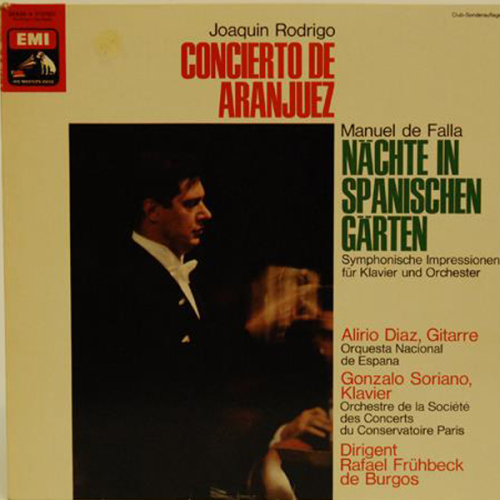 Schallplatte "Concierto de Aranjuez - Nächte in Spanischen Gärten" Rodrigo Falla LP