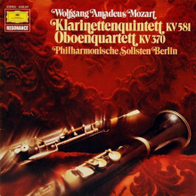 Schallplatte - Klarinettenquintett KV 581 - Obenquartett...
