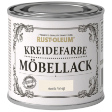 Rust-Oleum Kreidefarbe Möbellack Antik Weiß 125 ml