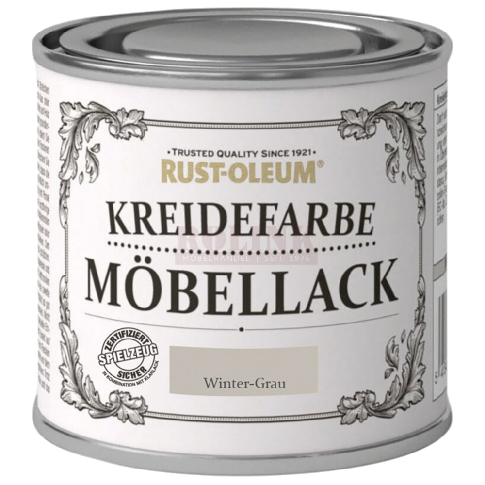 Rust-Oleum Kreidefarbe Möbellack Winter-Grau