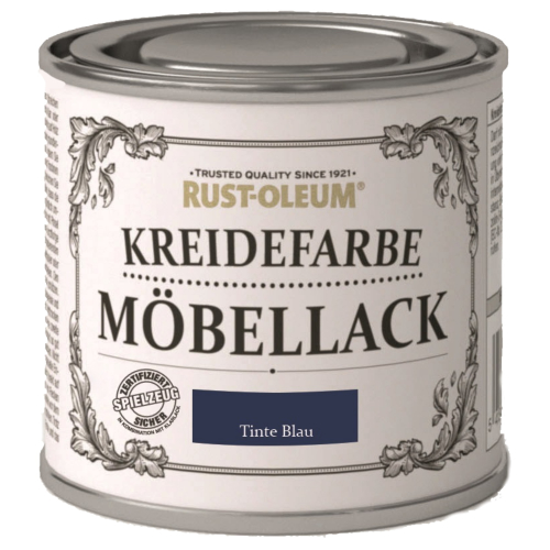 Rust-Oleum Kreidefarbe Möbellack Tinte Blau 125 ml