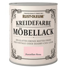Rust-Oleum Kreidefarbe Möbellack Porzellan Rosa 750 ml