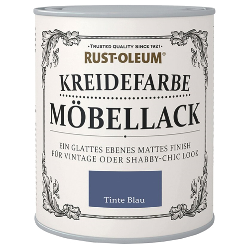 Rust-Oleum Kreidefarbe Möbellack Tinte Blau 750 ml