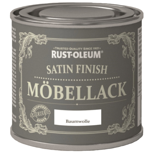 Rust-Oleum Satin Finish Möbellack Holzfarbe Innen Baumwolle 125 ml