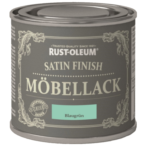 Rust-Oleum Satin Finish Möbellack Holzfarbe Innen Blaugrün 125 ml