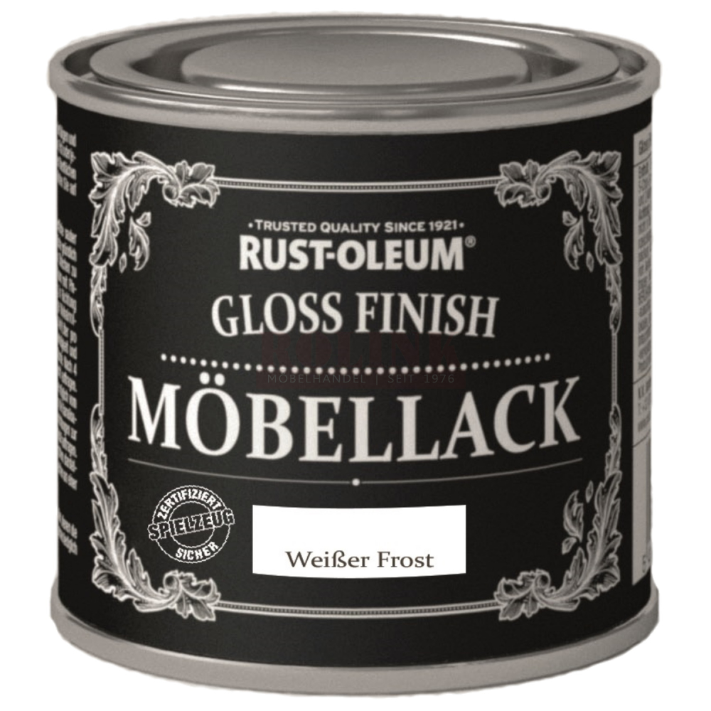 Rust-Oleum Gloss Finish Möbellack Weißer Frost 125 ml