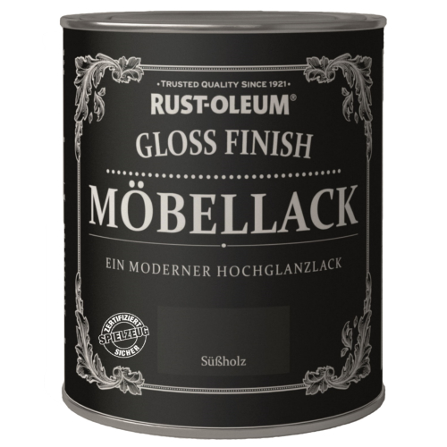 Rust-Oleum Möbellack Gloss Finish Farbe Für Holz Süßholz 750ml