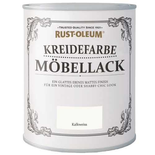 Rust-Oleum Kreidefarbe Möbellack Kalkweiß 750 ml