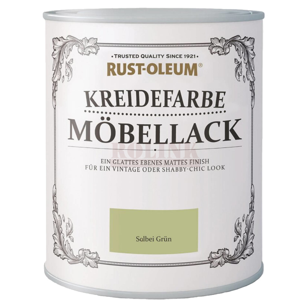 Rust-Oleum Kreidefarbe Möbellack Salbei Grün 750 ml