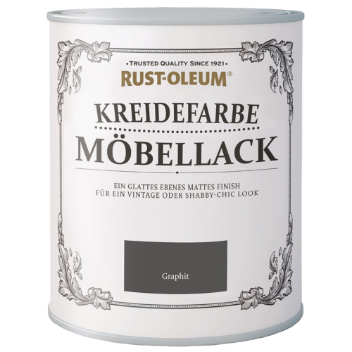 Rust-Oleum Kreidefarbe Möbellack Graphit 750 ml