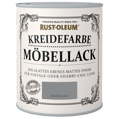 Rust-Oleum Kreidefarbe Möbellack Anthrazit 750 ml